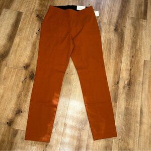 "NWT" A New Day Side Zip Skinny Ankle Stretch Brown Pants - Women's Size 2